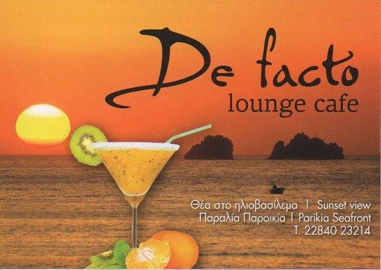 De Facto Cafe