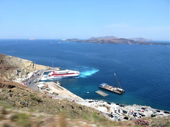 Athinios Port Santorini